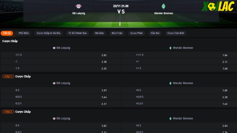 Leipzig vs Bremen